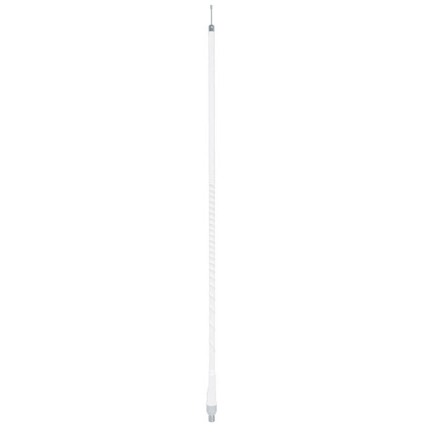 Fasttrack 0.38 x 24 in. 3 ft. Superflex CB Antenna with Tunable Tip - White FA2825753 - main